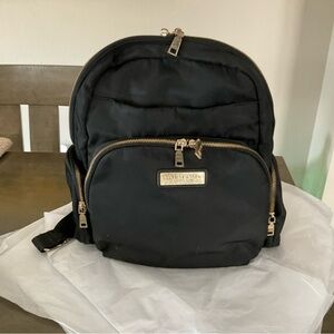 Marc by Marc Jacobs Unisex Black Nylon Backpack Gold Hardware